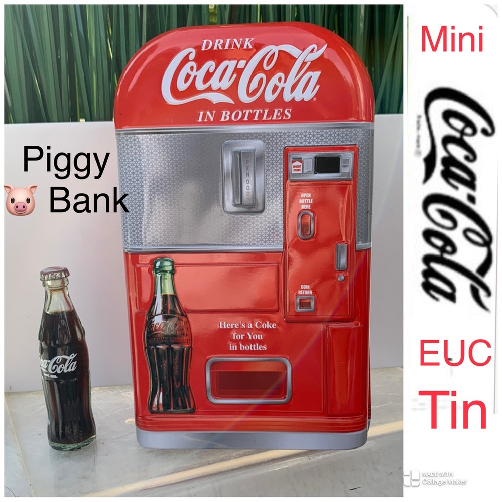 TINY ⭐️ 🐷BANK Mini Tin AUTHENTIC - part of a set. Like NEW